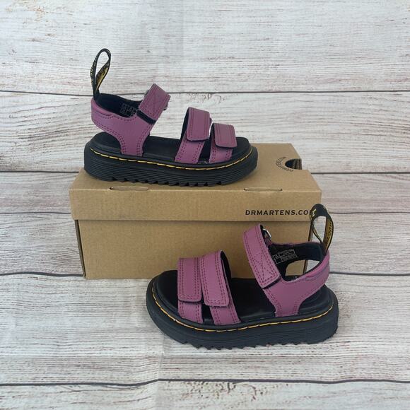 Dr. Martens Other - Dr. Martens Klaire T Child Sz US 8 Sandals Gladiator Athena Purple 31642765